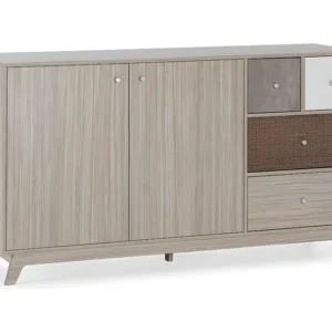 Dressoir Maia 2 deuren 4 laden multicolor VS Venta-stock