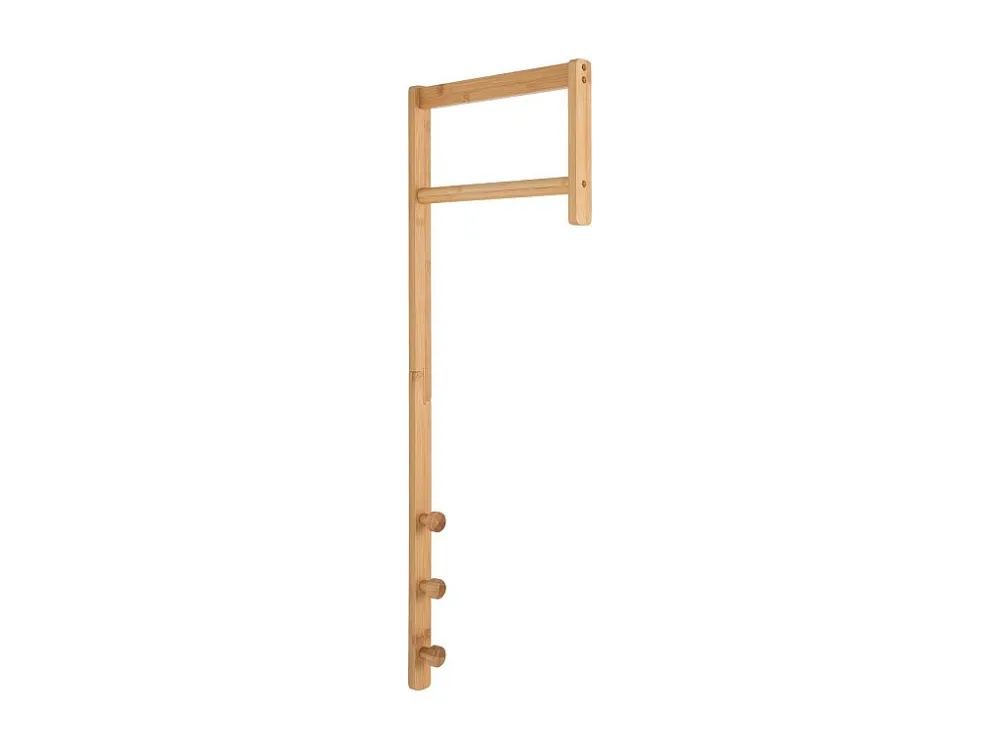 Porte-Manteau Murale Trento, Marron, 30x3x82 cm, EPIKASA