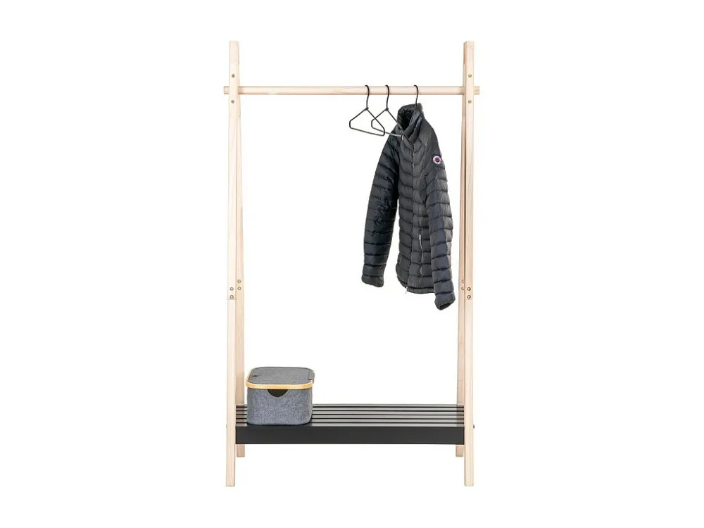 Porte-Manteau sur Pied Torino, Marron, 39x94,5x170 cm, EPIKASA