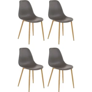 Miller Chair 4pk Anthr PlastOak Loft24