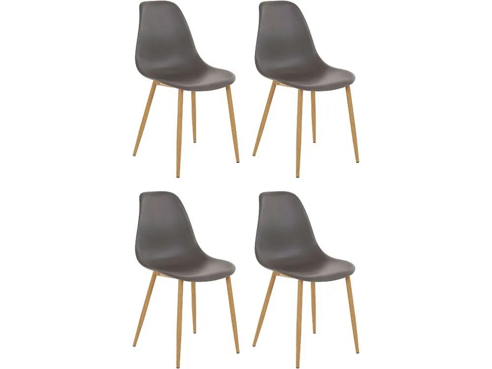 Miller Chair 4pk Anthr PlastOak Loft24