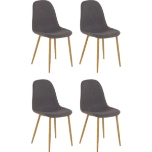 Miller Chair 4pk AnthrOak Loft24