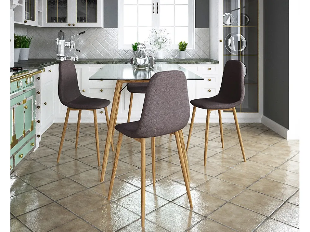Miller Chair 4pk AnthrOak Loft24