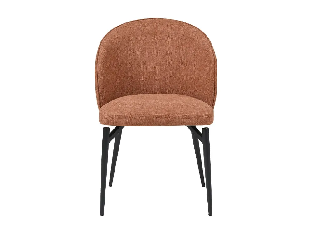 Set van 2 stoelen van stof en metaal - Terracotta - GILONA van Pascal MORABITO Maison Céphy