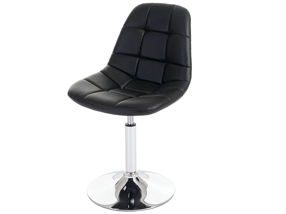 MCW-A60 eetkamerstoel (set van 2), kunstleer zwart