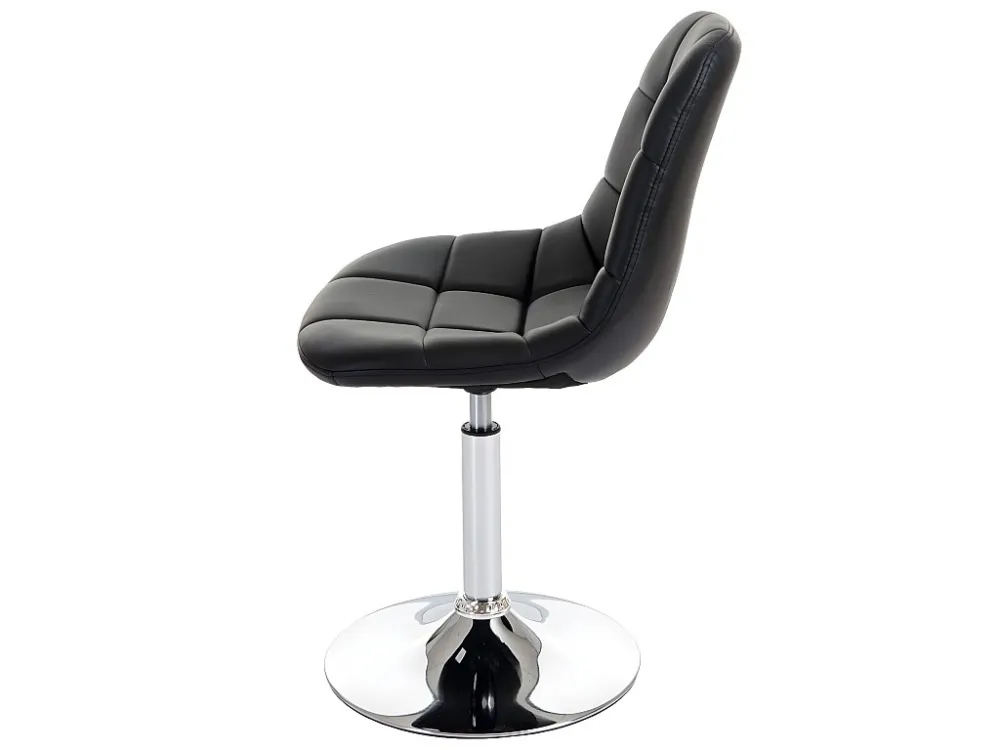 MCW-A60 eetkamerstoel (set van 2), kunstleer zwart