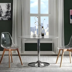 Set 2 stoelen AUDRA - Polycarbonaat en beuk - koop nu