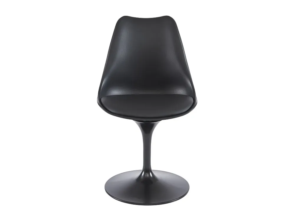 Set van 2 stoelen polypropeen, kunstleer en metaal - Zwart - XAFY - Koop nu online
