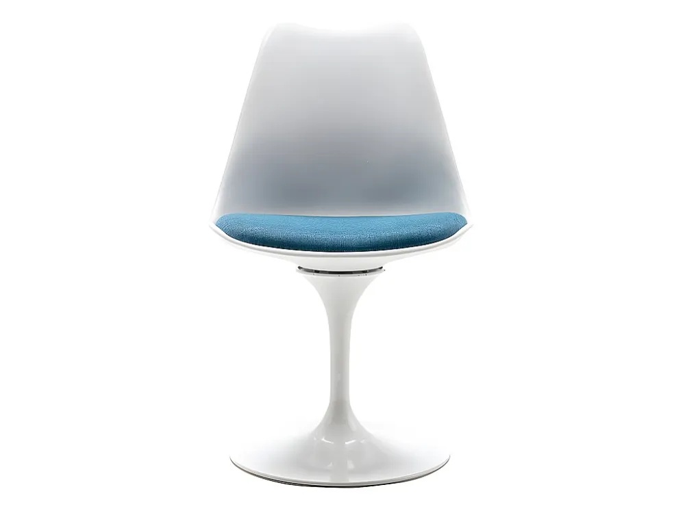 Set van 6 stoelen - Polypropyleen en metaal - Blauw en wit - XAFY - Koop nu online