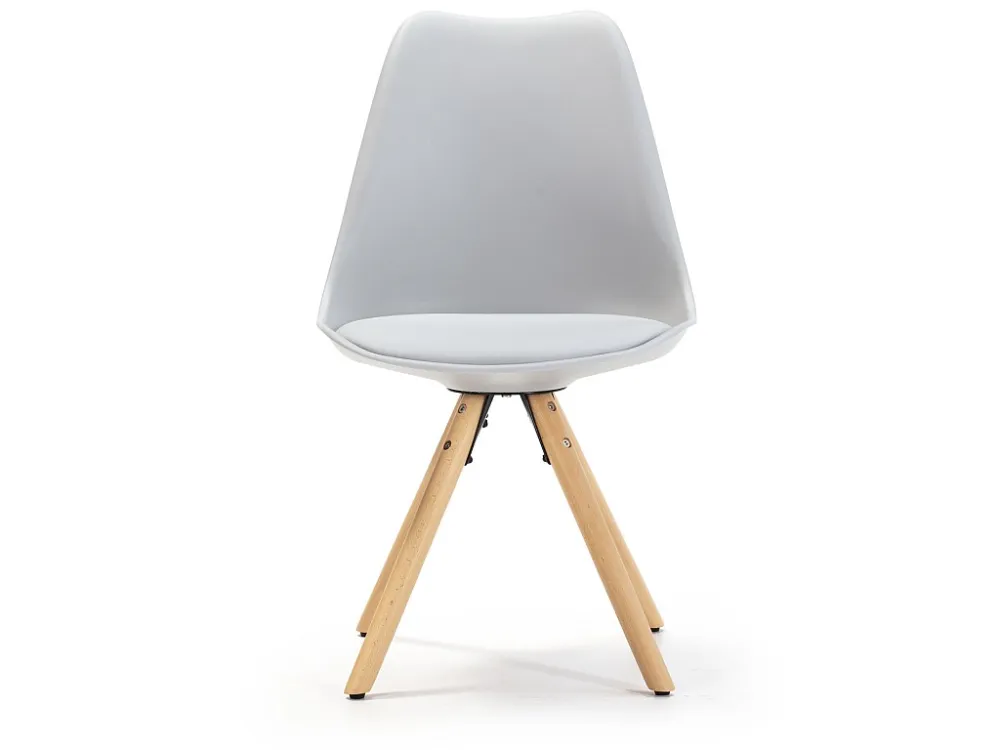 Set van 2 eetkamerstoelen Jeff Nordic Style Grijs, 54 x 49 x 84 cm VS Venta-stock