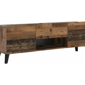 Tv-meubel 2 deuren 1 lade Brighton 2 - L140 cm x 46,5 cm Calicosy