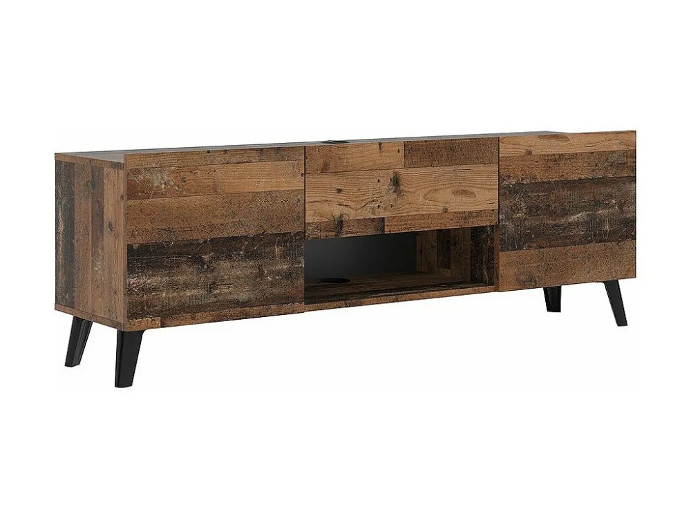 Tv-meubel 2 deuren 1 lade Brighton 2 - L140 cm x 46,5 cm Calicosy