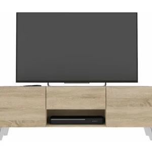 Tv-meubel 2 deuren 1 lade Brighton 2 - L140 cm x 46,5 cm Calicosy