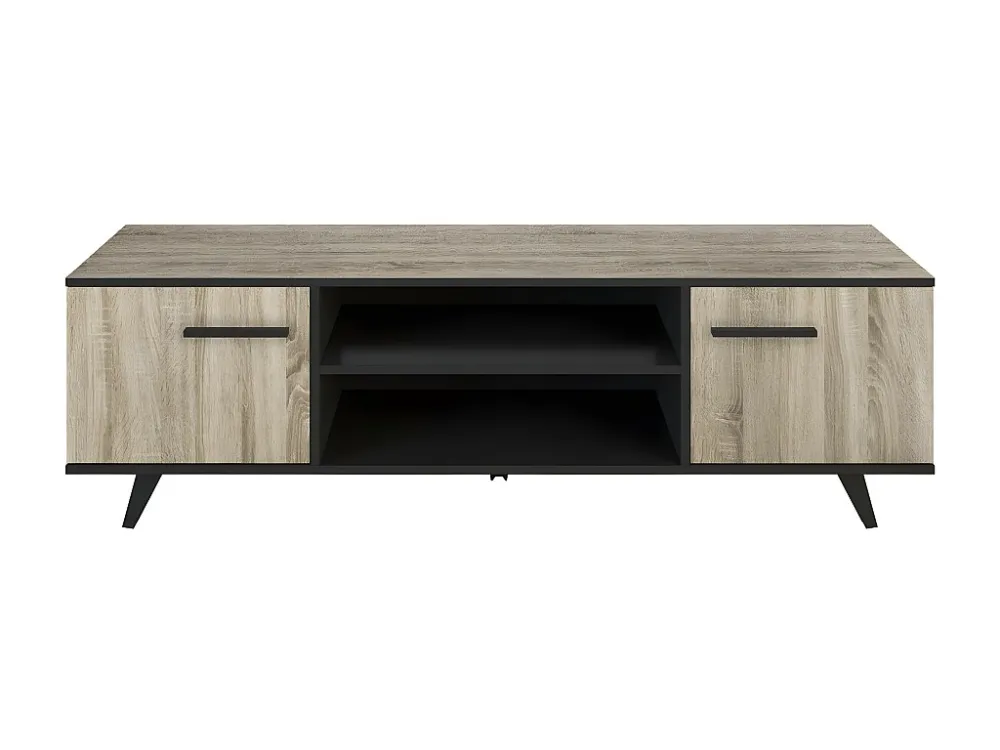 TV-meubel met 2 deuren en 2 nissen, 151,4 cm - Wayne Calicosy