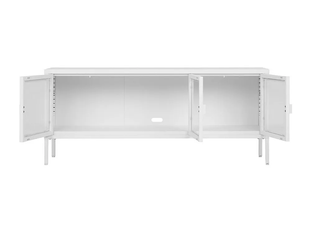 TV-Meubel Brisbane, Wit, 130x40x55 cm, EPIKASA