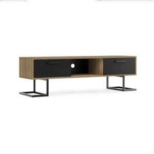 TV-Meubel Full Moon - Zwart - 150x40x45 cm - EPIKASA