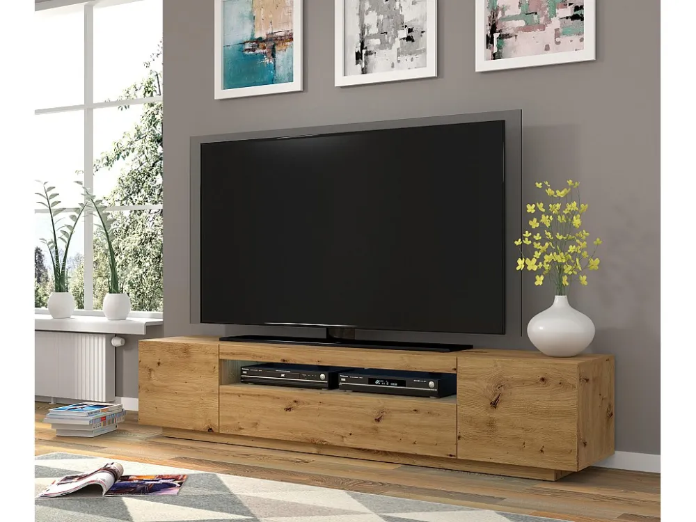 Tv Meubel AURA RTV200 3D 200x37x42 Beige