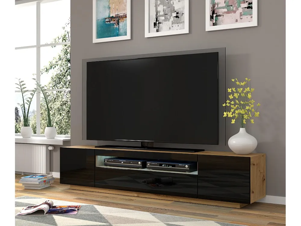 Tv Meubel AURA RTV200 3D 200x37x42 Beige