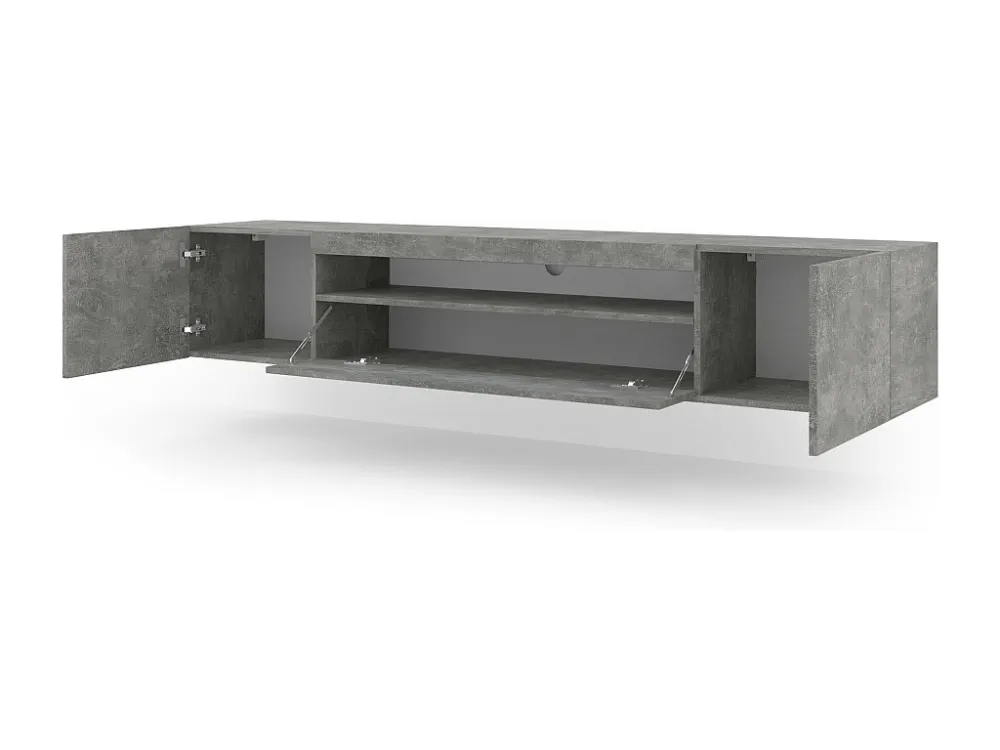 Tv Meubel AURA RTV200 3D 200x37x42 Grijs