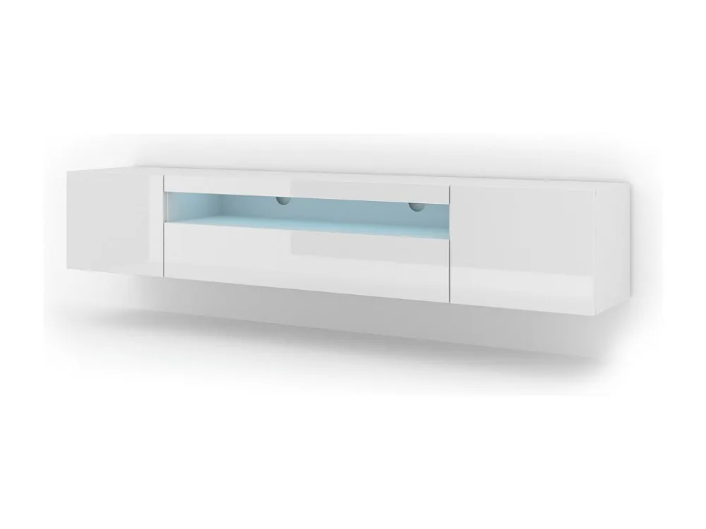 Tv Meubel AURA RTV200 3D 200x37x42 Wit