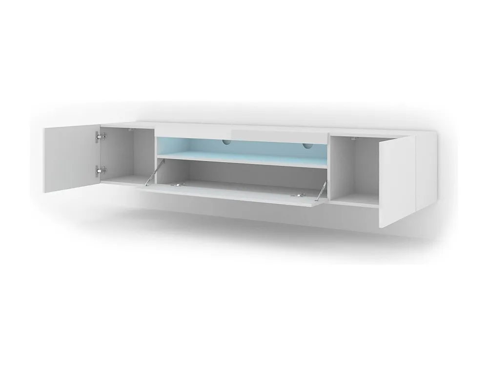 Tv Meubel AURA RTV200 3D 200x37x42 Wit