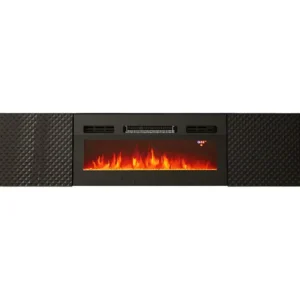 Tv Meubel CARBON RTV180 2D 180x35x38 Zwart