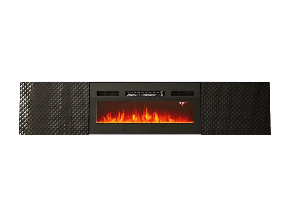Tv Meubel CARBON RTV180 2D 180x35x38 Zwart