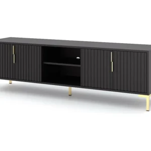 Tv Meubel FLINN RTV165 4D 165x40x50 Zwart