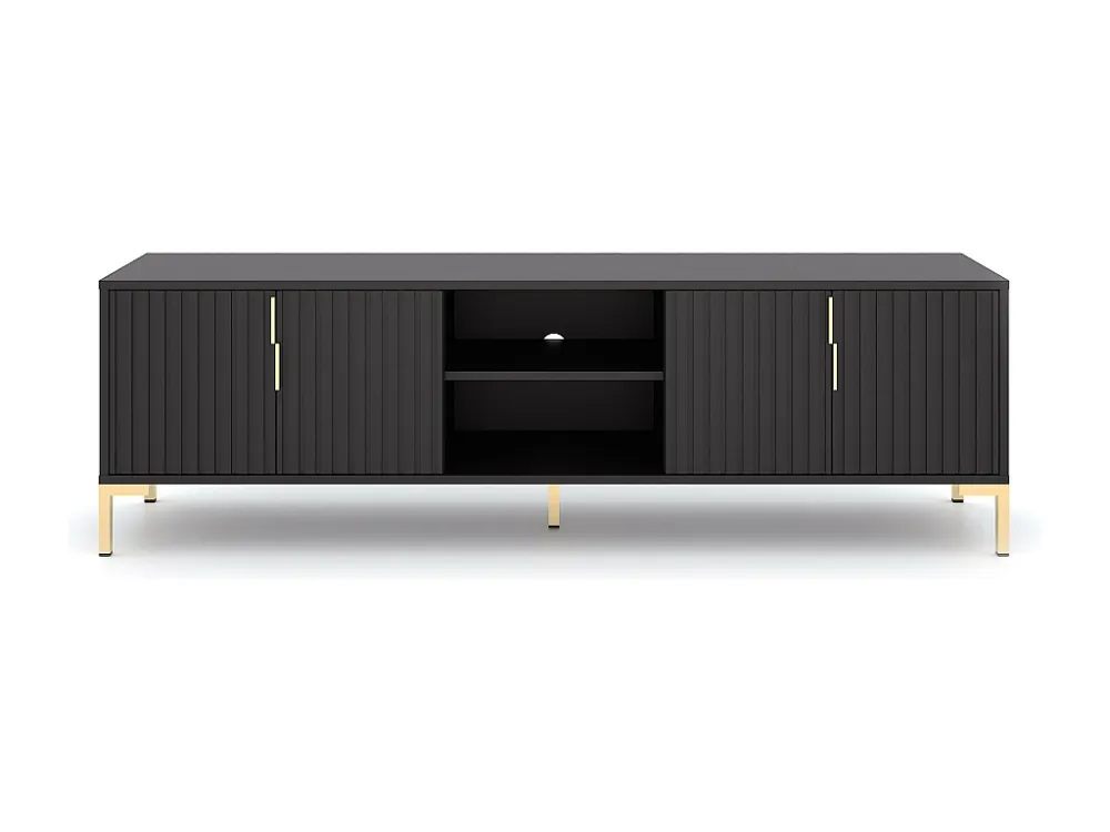 Tv Meubel FLINN RTV165 4D 165x40x50 Zwart