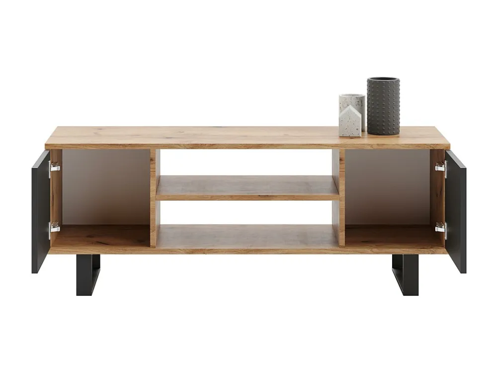 Tv Meubel FOCUS RTV155 2D 155x40x48 Grafiet