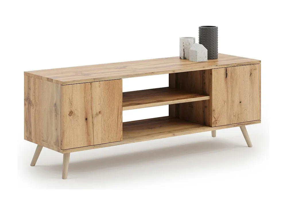 Tv Meubel FOCUS RTV155 2D 155x40x48 Natuurlijk