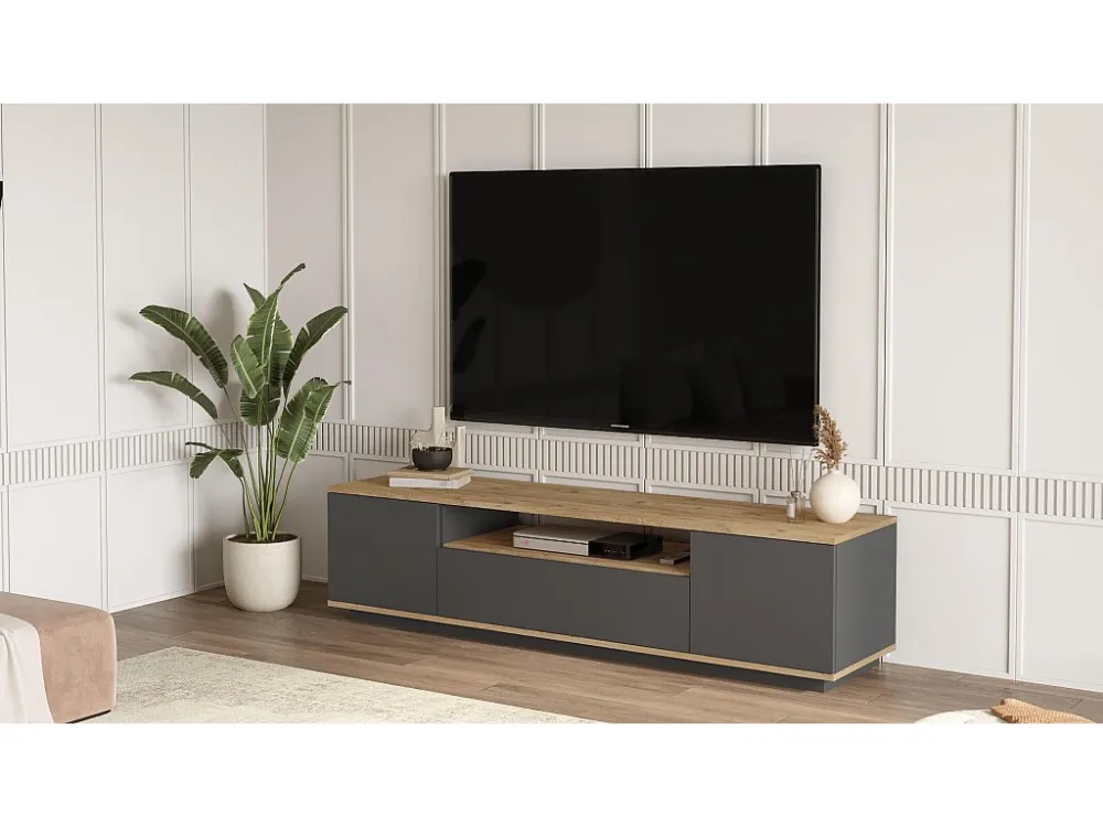 Tv Meubel FUTURE RTV180 3D 180x45x45 Grijs