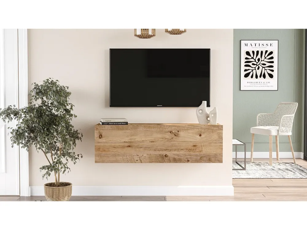Tv Meubel FUTURE12 RTV100 1D 100x32x30 Natuurlijk