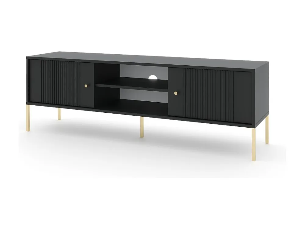 Tv Meubel ISEO RTV154 2D 154x50x50 Zwart