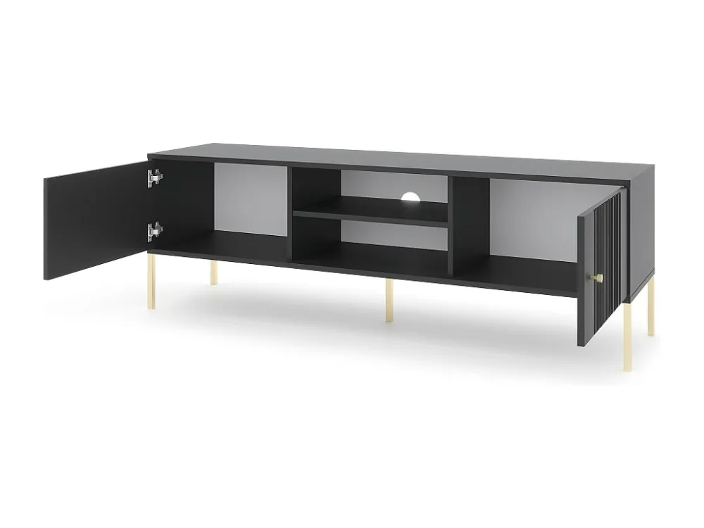 Tv Meubel ISEO RTV154 2D 154x50x50 Zwart