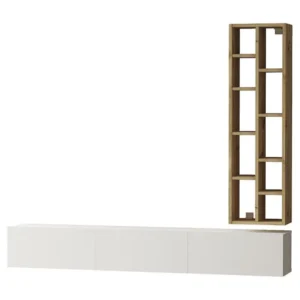 Tv Meubel LUVIO RTV175 3D 175x27x145 Wit