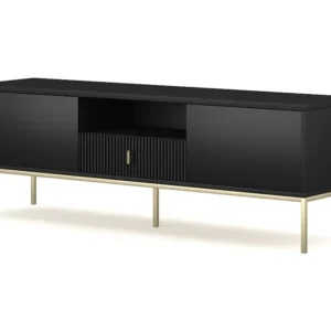 Tv Meubel MAGGIORE RTV154 2D1D 154x39x53 Zwart