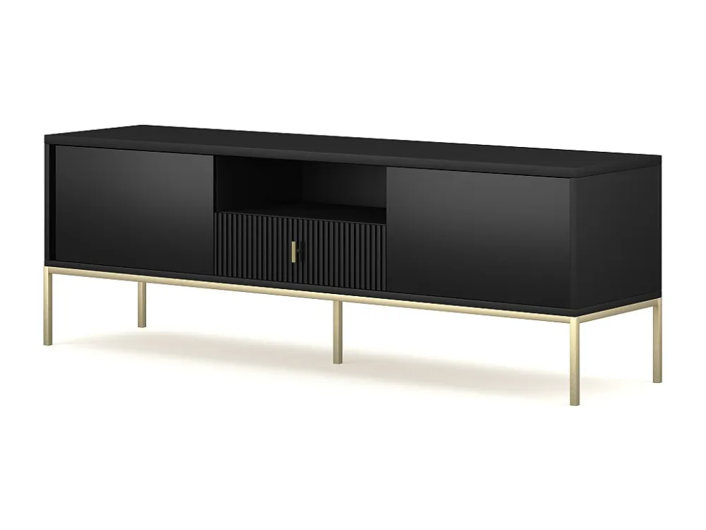 Tv Meubel MAGGIORE RTV154 2D1D 154x39x53 Zwart
