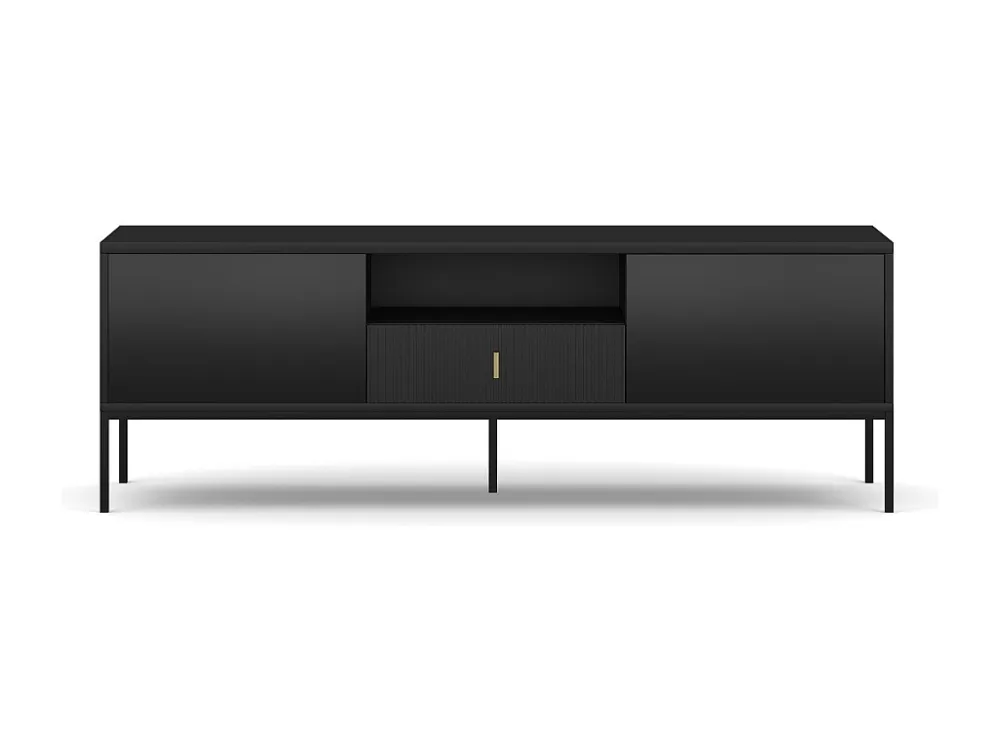 Tv Meubel MAGGIORE RTV154 2D1D 154x39x53 Zwart