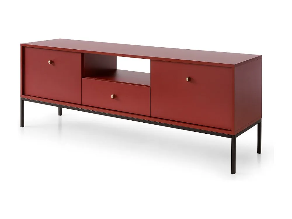 Tv Meubel MONO RTV153 2D1D 153x39x56 Rood