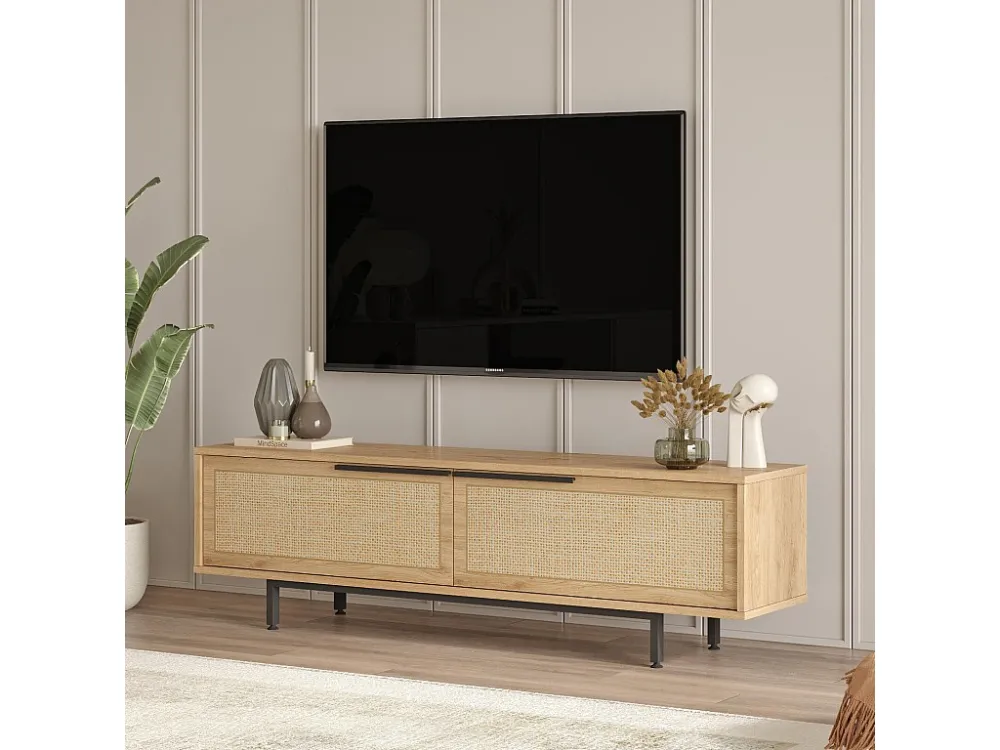 Tv Meubel OCEAN RTV160 2D 160x36x45 Lichtbeige