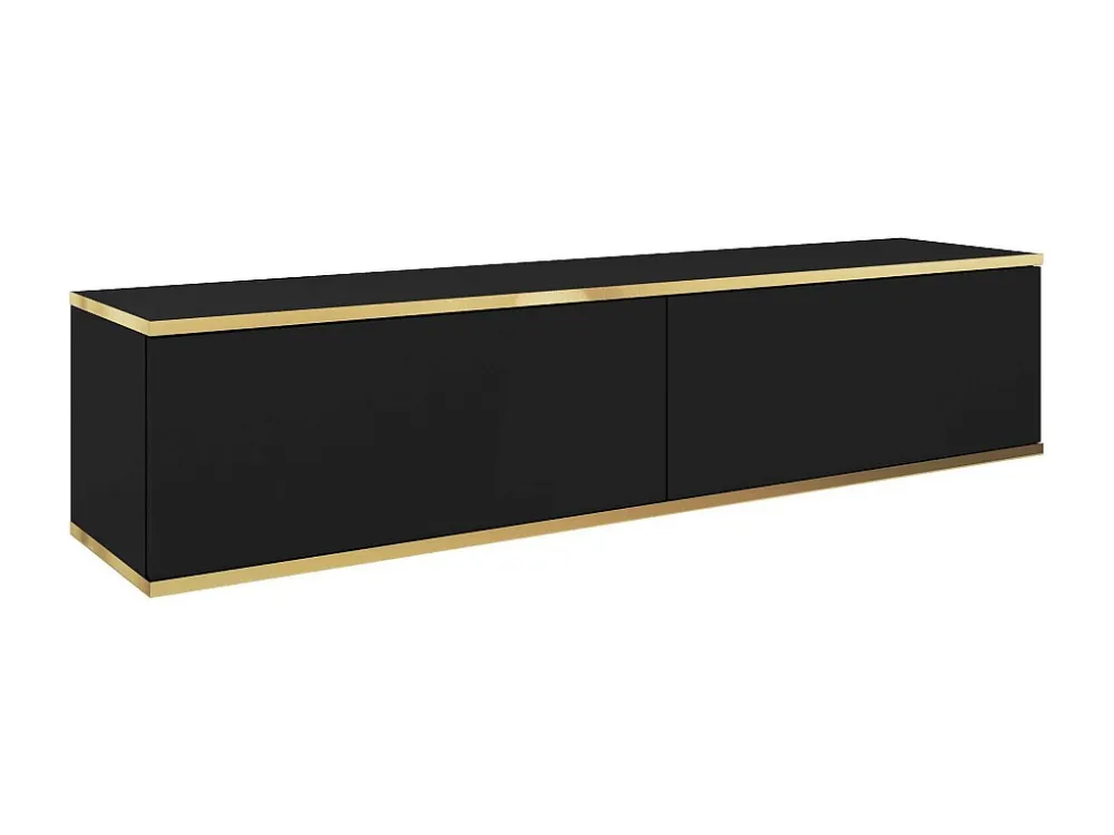 Tv Meubel ORO RTV135 2D 135x32x30 Zwart