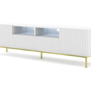 Tv Meubel RAVENNA CCK RTV200 2D2D 200x42x58 Wit