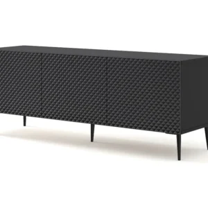 Tv Meubel RAVENNA C RTV150 3D 150x42x56 Zwart