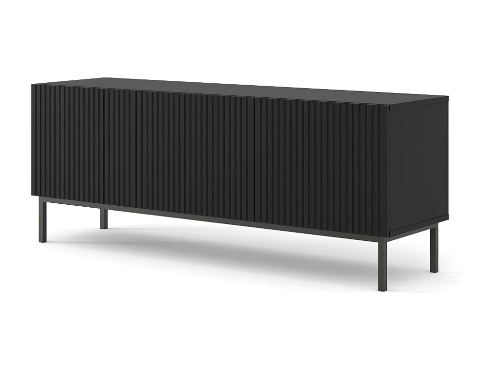 Tv Meubel RAVENNA B RTV150 3D 150x42x58 Zwart