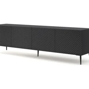 Tv Meubel RAVENNA C RTV200 4D 200x42x56 Zwart