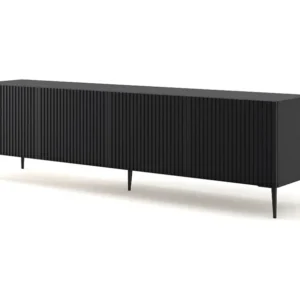 Tv Meubel RAVENNA B RTV200 4D 200x42x56 Zwart