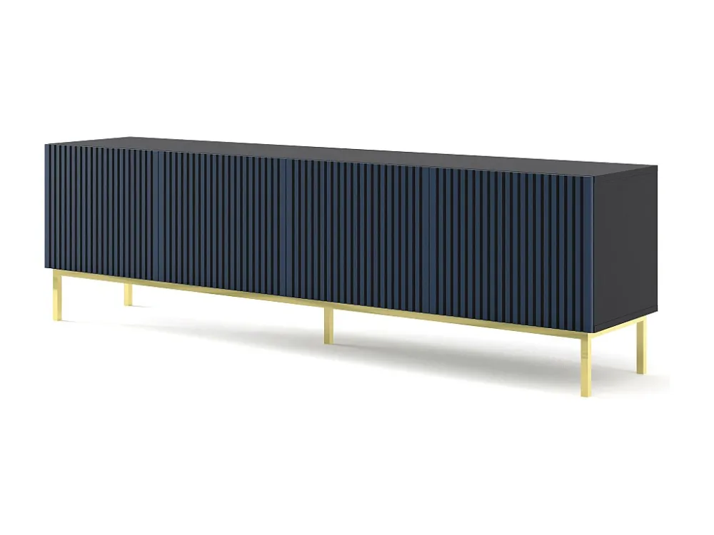 Tv Meubel RAVENNA F RTV200 4D 200x42x58 Zwart