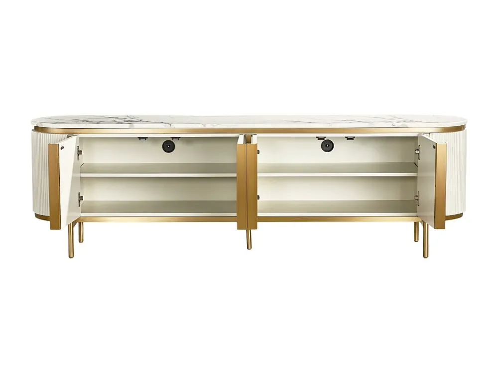 Tv Meubel STILIG RTV200 4D 200x40x60 Wit