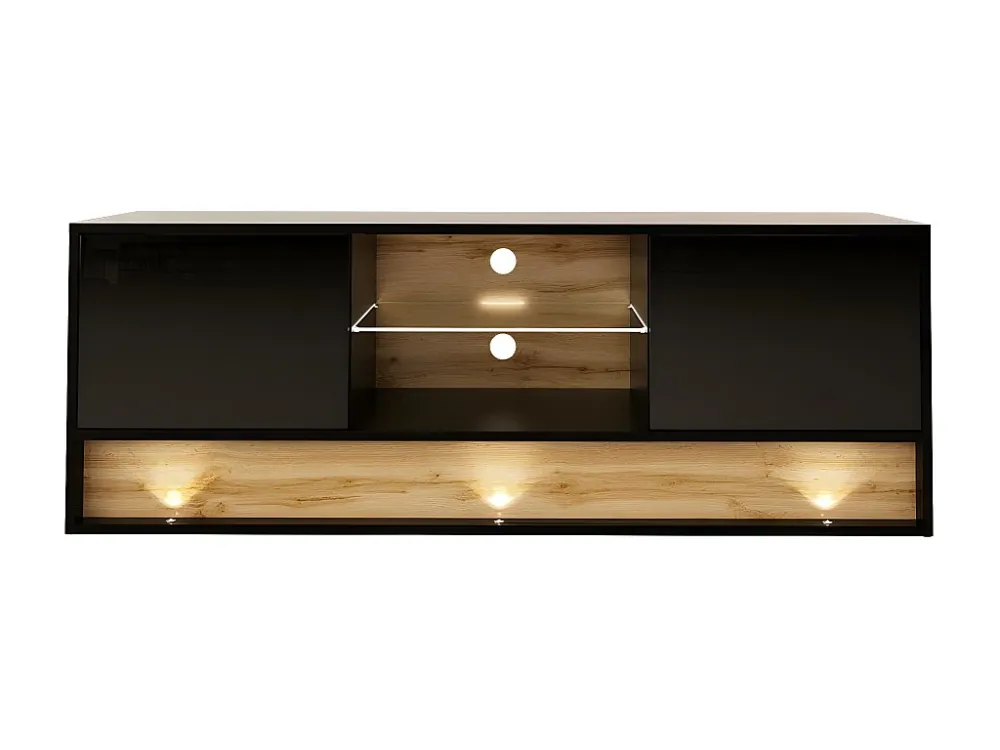 Tv Meubel VISION RTV140 2D1D 140x40x50 Zwart